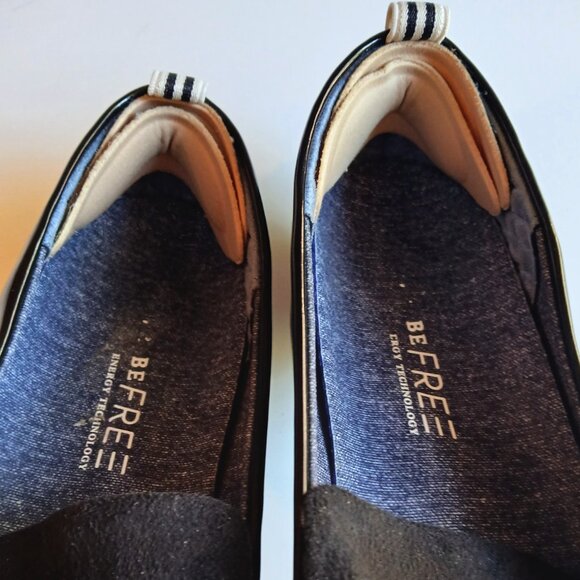 GUC Dr Scholl's Women's Black Wedge Loafer Size 8.5 - Picture 4 of 7